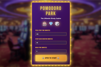 Pomodoro Park Casino - Productivity Paradise