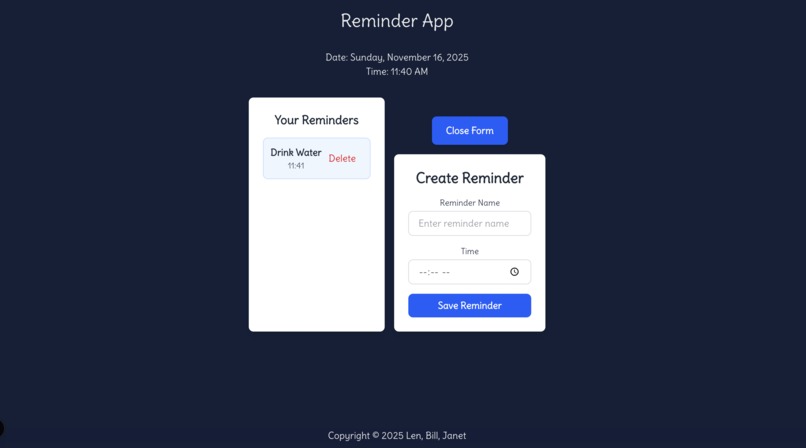Simple Reminder App  – screenshot 1