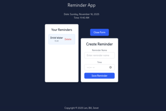 Simple Reminder App 