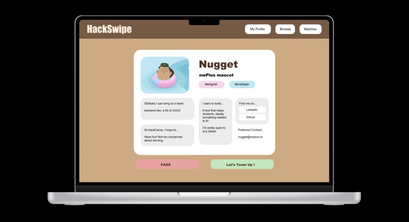 HackSwipe – screenshot 1