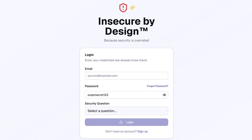 Super Secure Site – screenshot 1