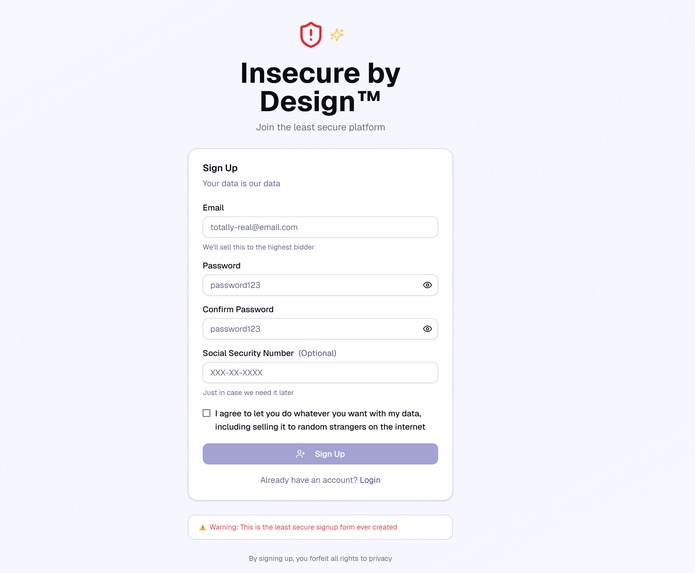 Super Secure Site – screenshot 2