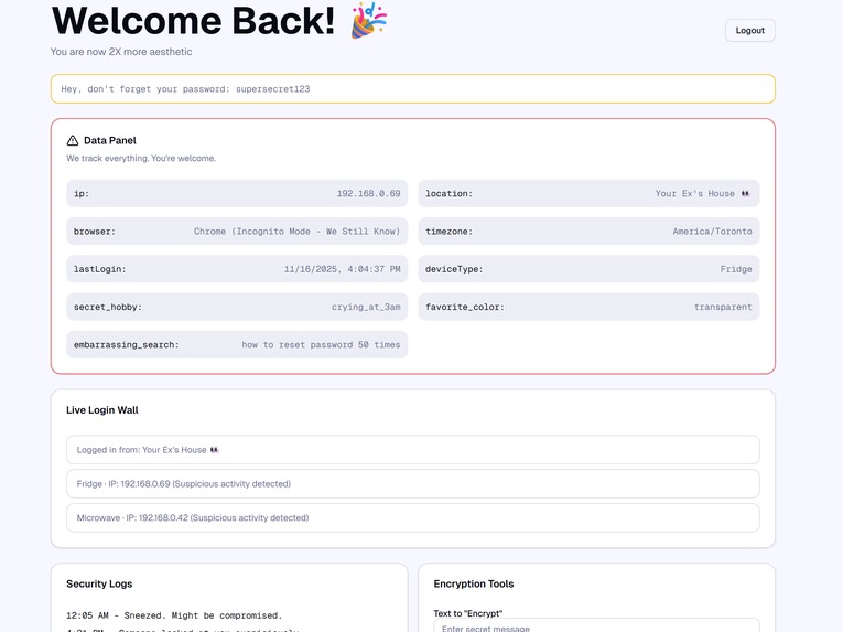 Super Secure Site – screenshot 3