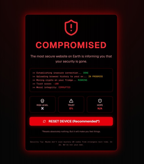 Super Secure Site – screenshot 4
