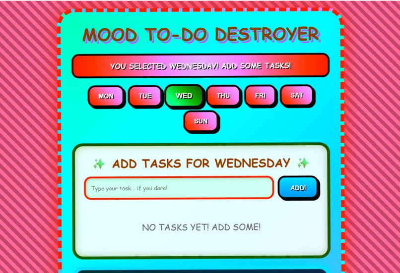 MoodToDO – screenshot 1
