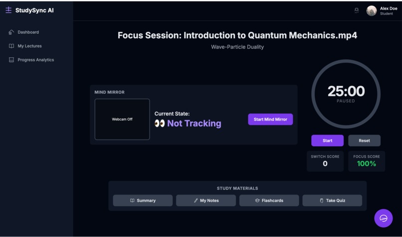 StudySync AI – screenshot 1