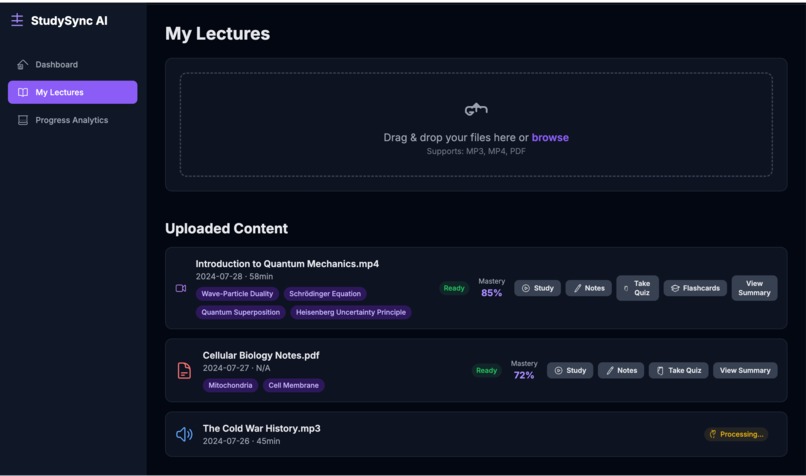 StudySync AI – screenshot 3