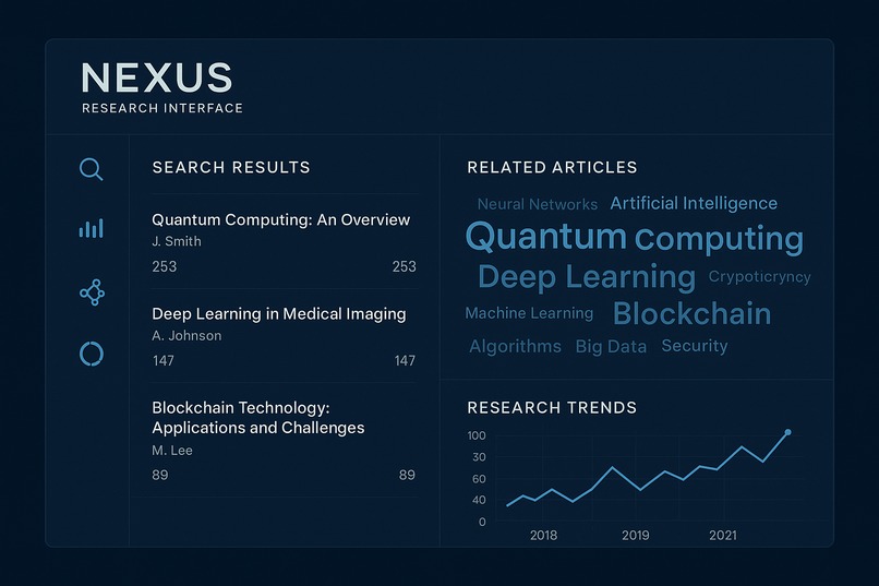 Nexus Research Interface – screenshot 1