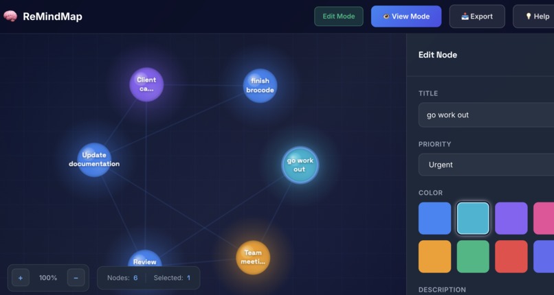 ReMindMap – screenshot 2