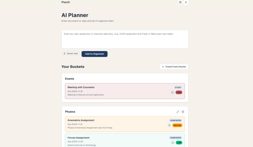 PlanAI – screenshot 1