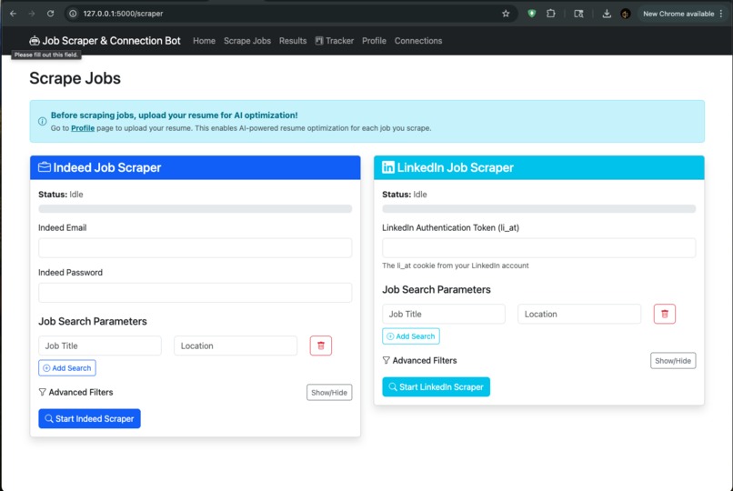 CareerScrape – screenshot 2