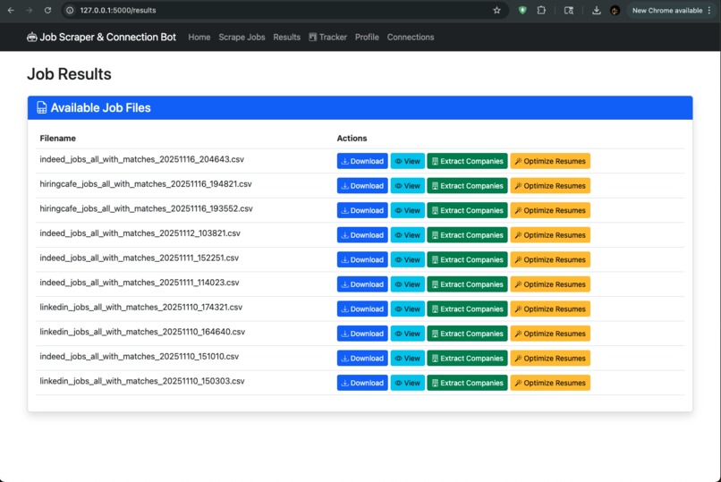 CareerScrape – screenshot 3