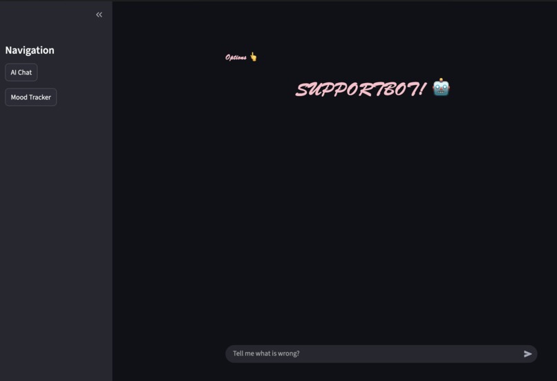 SupportBot – screenshot 1