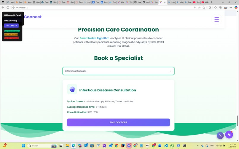 Mediconnect – screenshot 1