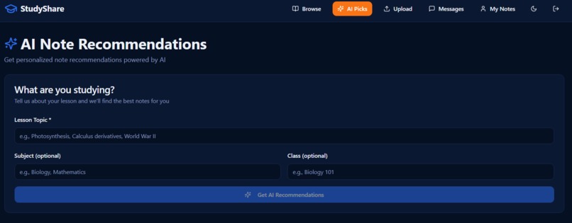 StudyShare – screenshot 2