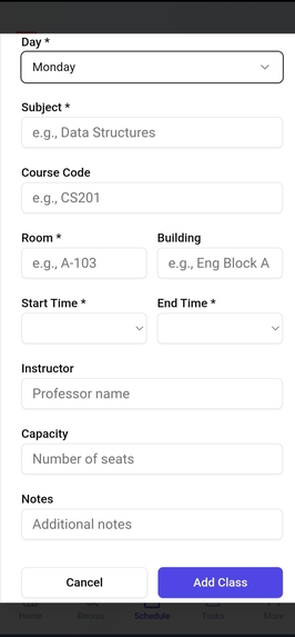 Campus Companion – Making Student Life Easy – screenshot 9