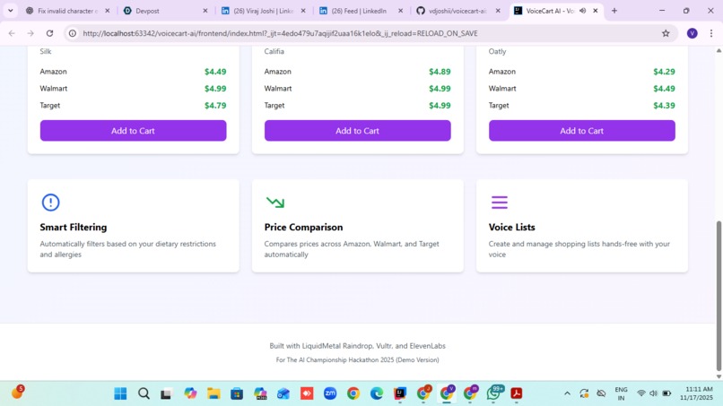 VoiceCart AI – screenshot 3
