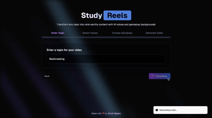 StudyReels – screenshot 1