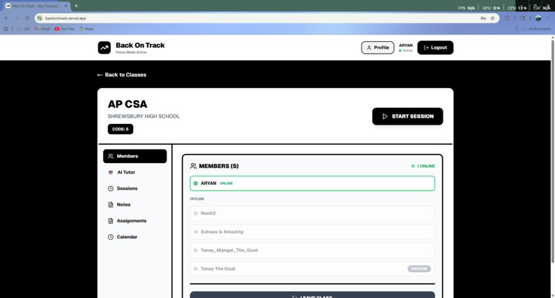 BackOnTrack – screenshot 1
