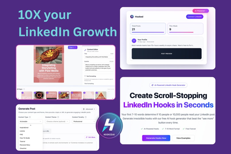 Hooked AI – screenshot 1