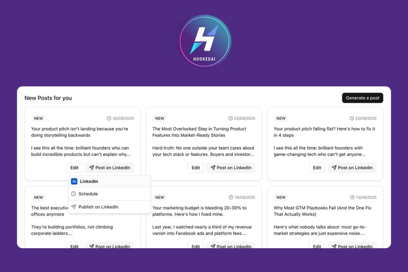 Hooked AI – screenshot 2