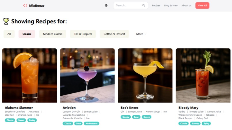 MixBooze – screenshot 1