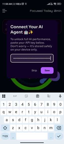 V Focused - AI powered productivity and timer App – screenshot 5