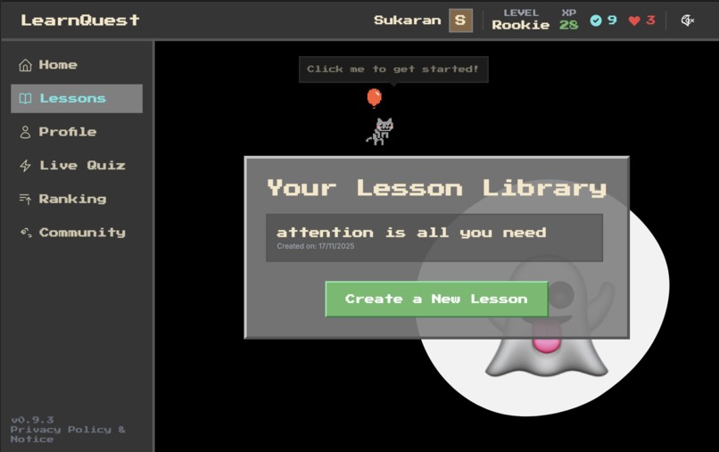 LearnQuest – screenshot 2