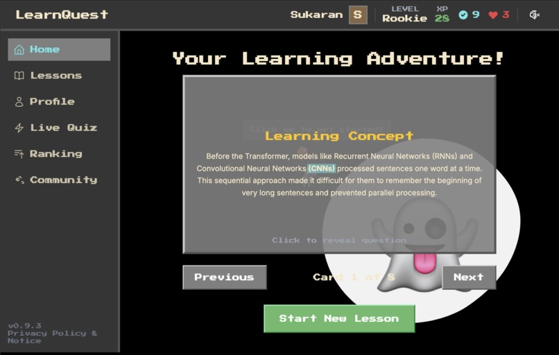 LearnQuest – screenshot 3