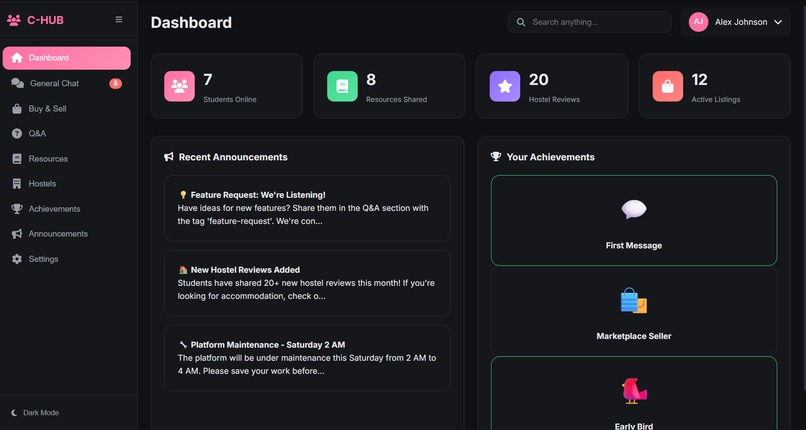Campus Hub – screenshot 1