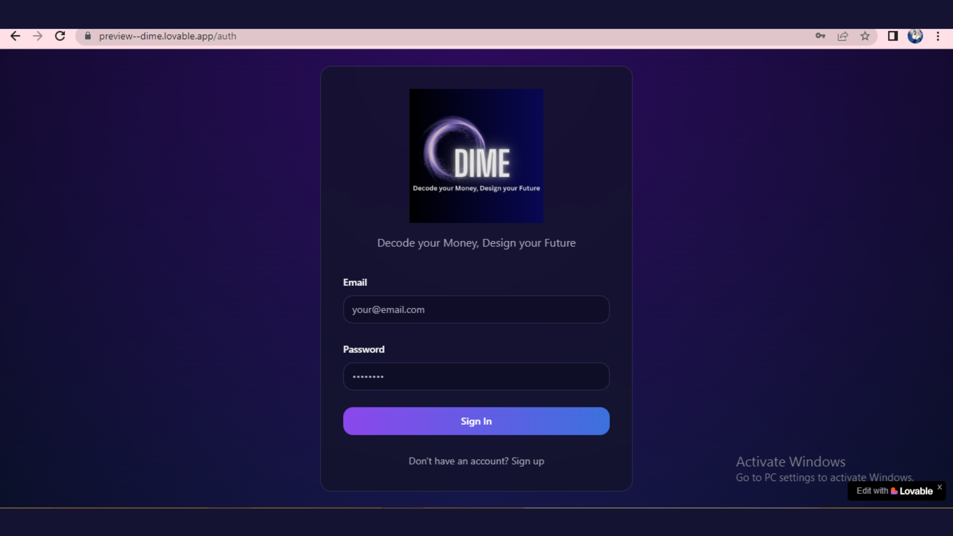 DIME | Devpost