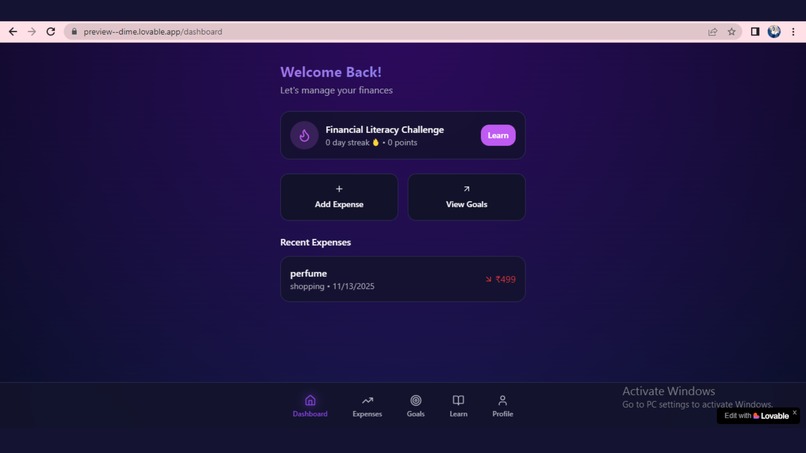 DIME – screenshot 3