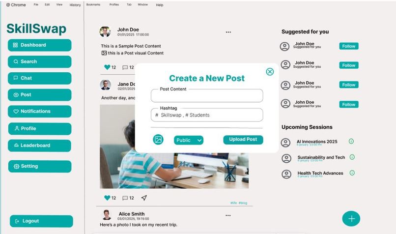 AI Powered Skill-Swap Network – screenshot 10