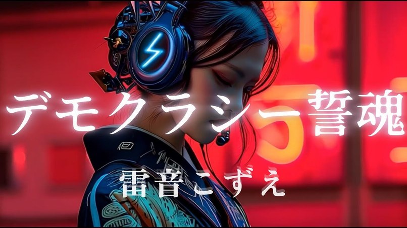 Kozue Raion - Democracy Soul Vow   - Cyber ​​Enka - – screenshot 1