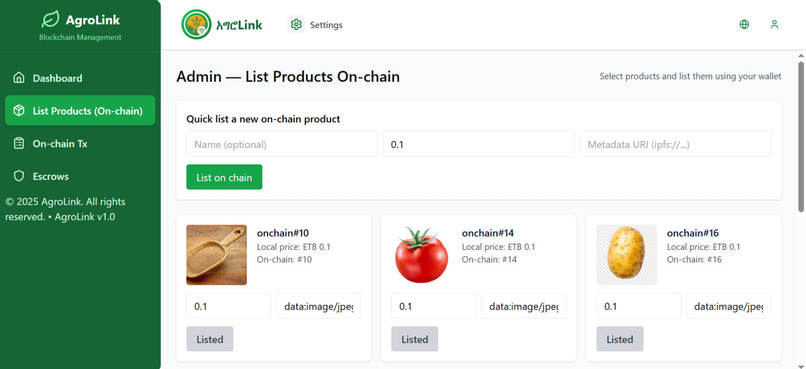AgroLink – screenshot 3
