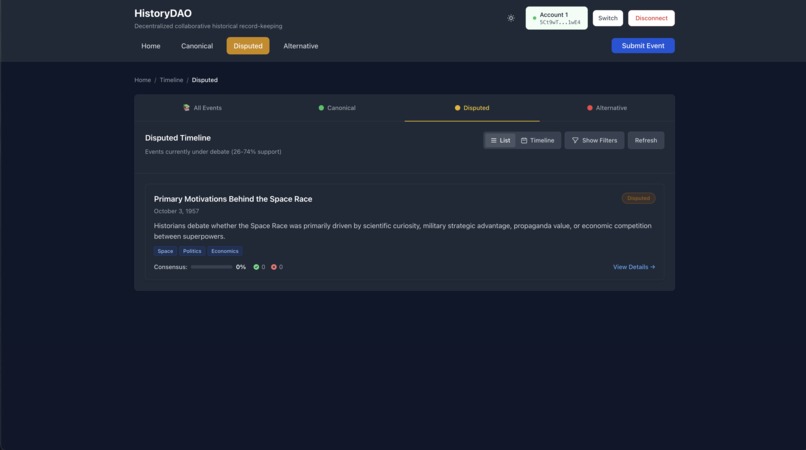 HistoryDAO – screenshot 5