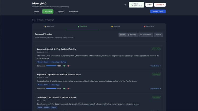 HistoryDAO – screenshot 4