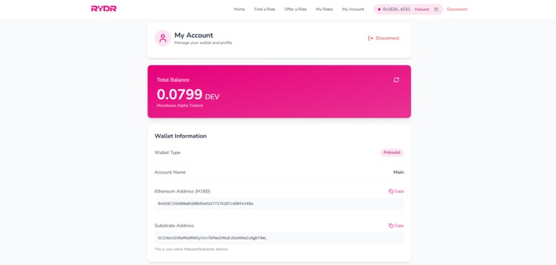 Rydr – screenshot 3