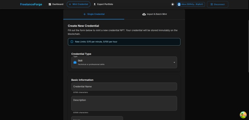 FreelanceForge – screenshot 3