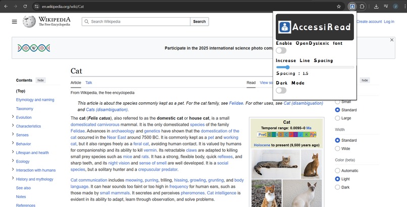 AccessiRead – screenshot 1