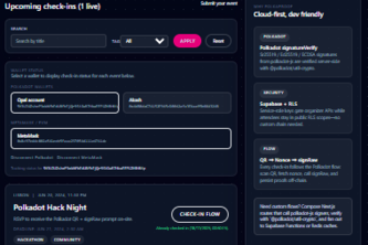 PolkaProof – Web2-to-Web3 Attendance dApp