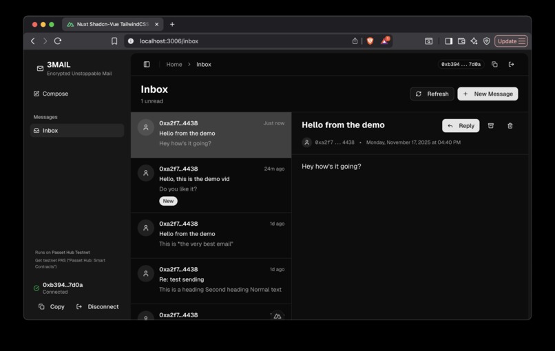 R3LAY - 3MAIL – screenshot 1