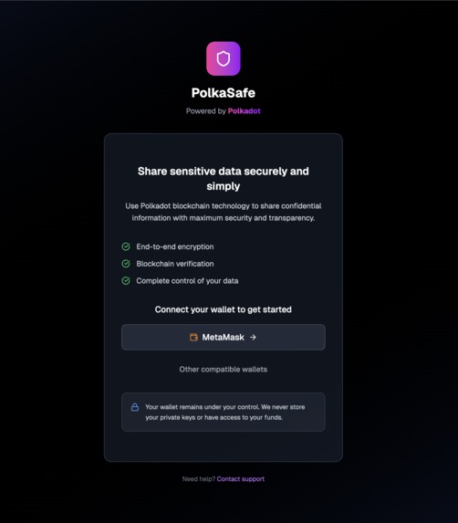 PolkaSafe – screenshot 1