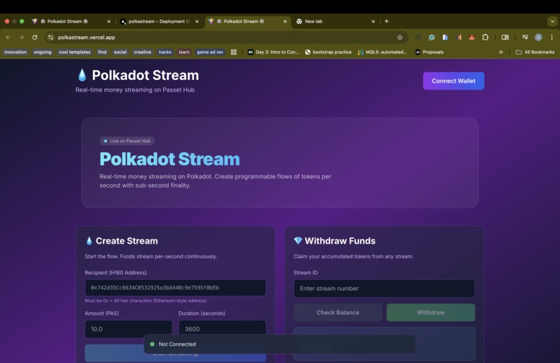 polkastream – screenshot 1