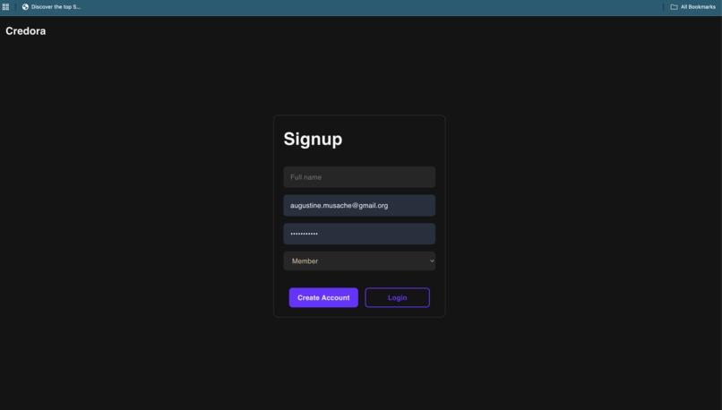 Credora – screenshot 2