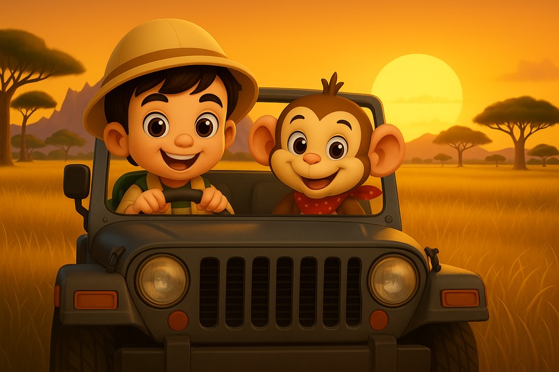 Kid Ventura. Our Adventure to Africa — Savannah – screenshot 2