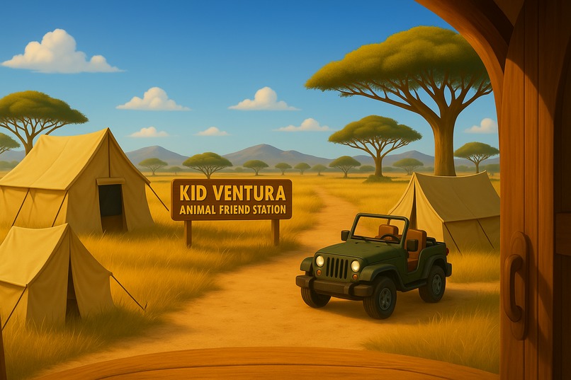 Kid Ventura. Our Adventure to Africa — Savannah – screenshot 4
