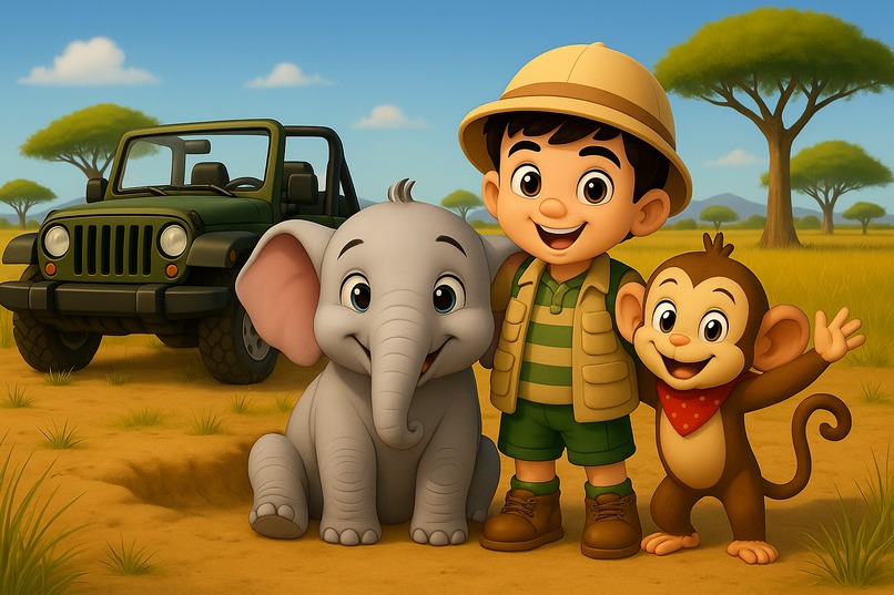 Kid Ventura. Our Adventure to Africa — Savannah – screenshot 3