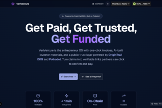 VeriVenture — Trust & Revenue OS for Founders