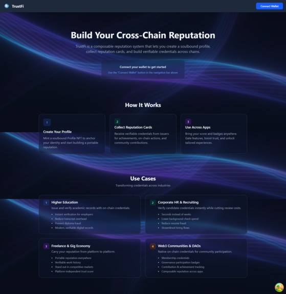 TrustFi – screenshot 1